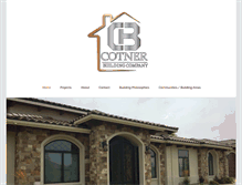 Tablet Screenshot of cotnerbuilding.com